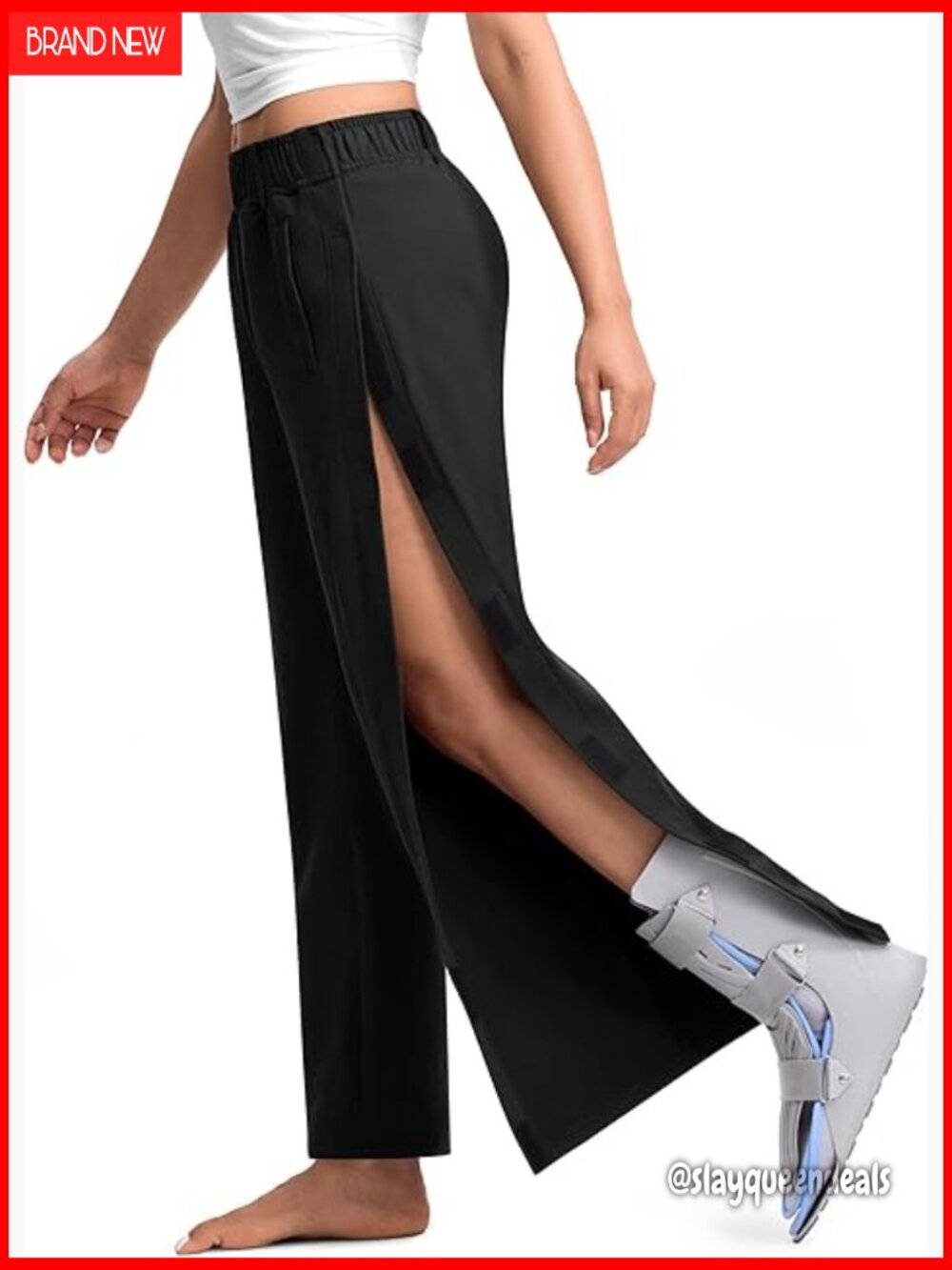 Tear Away Pants Side Full Open Sweatpants Pockets Breakaway Pants Post Surgery